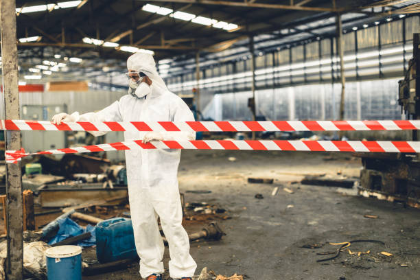 Professional Hoarding Cleanup technician working in Kahlotus, WA
